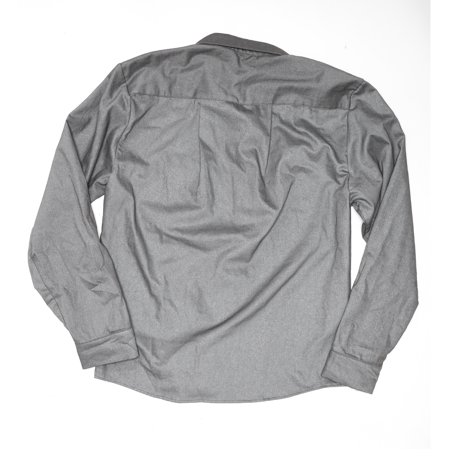 BUTTON UP SILVER - MEN'S