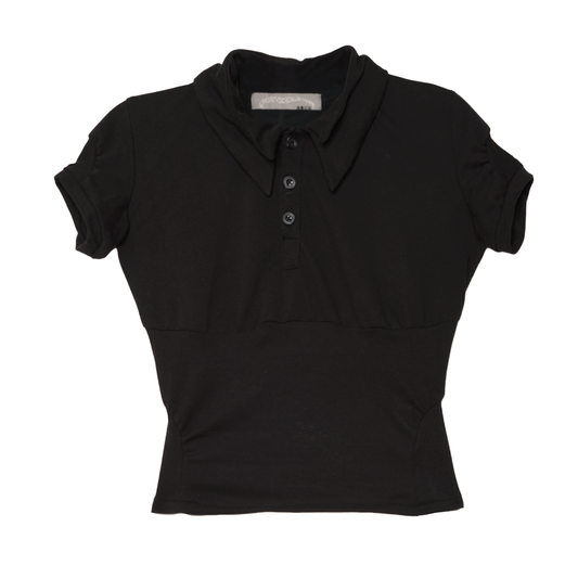 DOUBLE COLLAR MUSCLE POLO - WOMEN'S